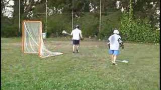 1v1 Lacrosse Defense Timed BackcheckonTurn x 2 [upl. by Bay]