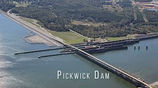 Flying Over Pickwick Dam and Discovering an Old Family Cabin [upl. by Ynes]