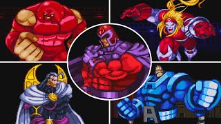 XMen Mutant Apocalypse SNES  All Bosses  Secret Ending [upl. by Isborne]