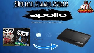 MAS FACIL IMPOSIBLE COMO ISTALAR EL SAVEDATA DE FC 24 EN TU PS3 CON APOLLO SAVE TOOL 🌟 [upl. by Devad]