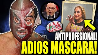 El Hijo del Santo PERDIO SU MASCARA y NO CUMPLIO según RIVALFaby Apache ANTIPROFESIONAL KONNAN [upl. by Eirased]