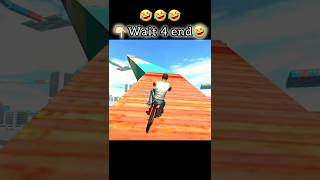 Wait 4 End🤣 indianbikedriving3d shorts funny gta cartoon franklin trending stunt comedy [upl. by Ruffin]