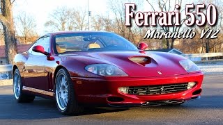 Ferrari 550 Maranello V12 Roaring Through the Country [upl. by Enirod]