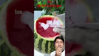 Meaw buat jus semangka watermelon meowchef drink [upl. by Nnylesor]