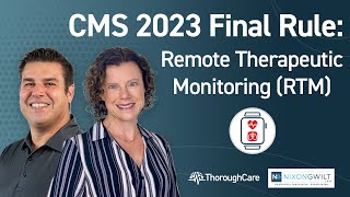 CMS 2023 Final Rule Remote Therapeutic Monitoring RTM [upl. by Rica]