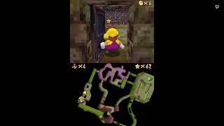 Super Mario 64 DS  63  Hazy Maze Cave  Metal Head Wario Can Move [upl. by Andrade960]