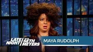 Maya Rudolphs Rachel Dolezal Impression  Late Night with Seth Meyers [upl. by Kenelm]