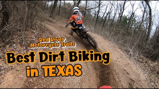 Best Dirt Biking in Texas  Red River Motorcycle Trails [upl. by Winfield376]