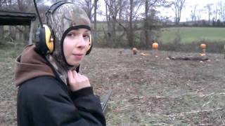 Katie Hicks Pumpkin Pie Winchester 1400 20 Gauge [upl. by Nyladnewg]