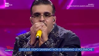 Geolier dopo Sanremo non si fermano le polemiche  La vita in diretta 13022024 [upl. by Amikan641]