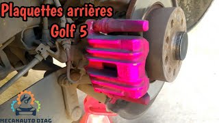 Comment changer les plaquettes de frein arrière golf 5 [upl. by Obaza]