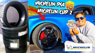 🔥 Michelin Pilot Sport 4 S Vs Michelin Cup 2 💰 [upl. by Yanrahs842]