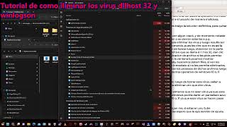 Tutorial como elimitar los virus dllhost 32 y winlogson [upl. by Pinette366]