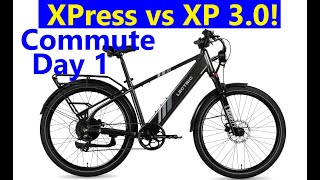 Lectric XPress vs XP 30  Day 1 Commute Challenge [upl. by Aiuqcaj]