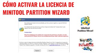 Cómo Activar la Licencia de Minitool Partition Wizard [upl. by Nwahsat]