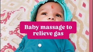 Baby massage to relieve gas [upl. by Cilka]