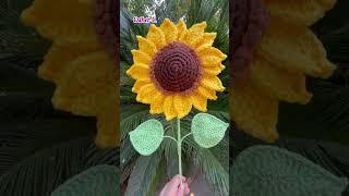 Girasol a Crochet crochetprojects diycrochet floresacrochet diy [upl. by Rriocard852]