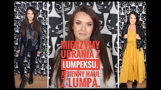 MIERZYMY UBRANIA Z LUMPEKSU JESIENNY HAUL ZAKUPOWY Z LUMPA W TRENDACH JESIEŃ ZIMA 201920 [upl. by Oettam]