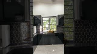 Cabinet dapur hitam kilat tukangkayu cabinetdapur hiasandinding cabinetfactory [upl. by Asserrac]