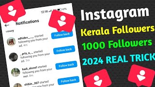 How to Increase Real Instagram Followers in Malayalam 2024 [upl. by Garvin721]