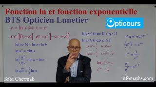 FONCTION LOGARITHME NÉPÉRIEN ET FONCTION EXPONENTIELLE [upl. by Devinna128]