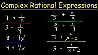 Simplifying Complex Rational Expressions [upl. by Wolfe]