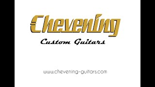 Chevening Guitars  Spalted maple 335 semi acoustic guitar with Gretsch pickups demo [upl. by Strickler]