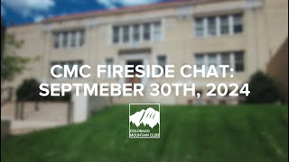 Fireside Chat September 30th 2024 [upl. by Tratner]