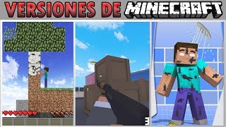 DIFERENTES VERSIONES DE MINECRAFT [upl. by Cacilia501]