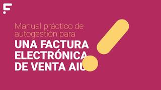 Tutorial Emisión Factura Electrónica de Venta AIU [upl. by Plotkin39]