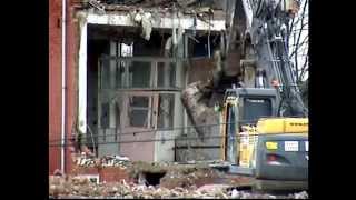 Demolition of mansfield general hospital [upl. by Aisinoid]