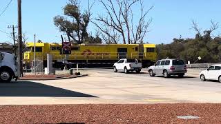 Empty alumina train in Kwinana near Rockingham [upl. by Eanel760]