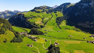 Drone Views of Switzerland in 4k Ybrig  Unteriberg Oberiberg amp Ibergeregg [upl. by Frederik]