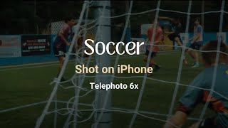 Soccer ⚽ Shot on SANDMARC Telephoto 6x  iPhone [upl. by Burrows]