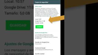 Cómo hacer Copias de Seguridad en WhatsApp Business [upl. by Ilegna683]