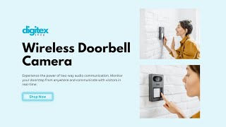 Wireless Doorbell Camera  HD Video Weatherproof TwoWay Audio Communication [upl. by Eudosia896]