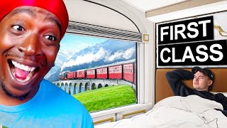 100 Hours On Worlds Most Luxurious Train REACTION [upl. by Aihsemat]