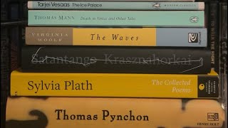 7 Favorite books from 2023 Pynchon Krasznahorkai Woolf Plath Mann Vesaas Dostoevsky [upl. by Lledner]