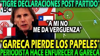 quotPOR QUÉ CON PERÚ SI PUDO quot GARECA SE ENFURECE EN CONFERENCIA DE PRENSA DEL CHILE VS BOLIVIA [upl. by Lednyc]