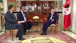 Interview télévisée du président Beji Caïd Essebsi [upl. by Purvis]