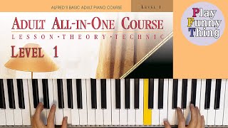 Go Down Moses p133  Alfreds Basic Adult AllinOne Course  Book 1 [upl. by Pudens432]