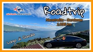 🧳 Roadtrip an den Gardasee mit dem Elektroauto⚡️Mercedes EQS🔋amp „Bip amp Go“ [upl. by Thaddus]