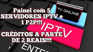 Painel IPTV e P2P com créditos baratos [upl. by Chappy]