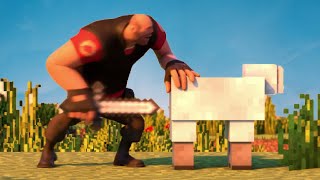 Team Fortress 2 vs Minecraft Episode 1 TF2 Animation [upl. by Price]