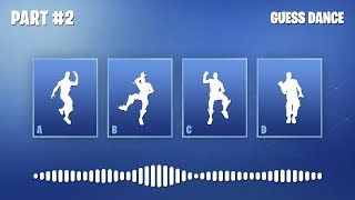 ADIVINA EL BAILE DE FORTNITE POR SU SONIDO  MÚSICA 2  FORTNITE CHALLENGE  tusadivi [upl. by Htebzil]