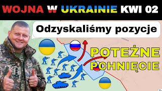 02 KWI NIEŹLE Ukraińcy Przeprowadzili UDANY KONTRATAK  Wojna w Ukrainie Wyjaśniona [upl. by Haughay]