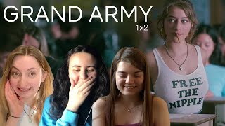 THE FEMINIST MOVEMENT  Grand Army  1x02 quotSee Mequot reaction [upl. by Nomahs]