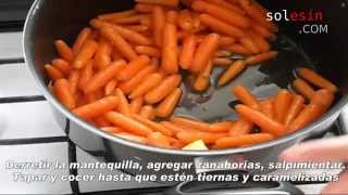 Zanahorias salteadas con mantequilla [upl. by Nytsirk]