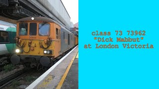 Dick Mabbut 73962 at London Victoria [upl. by Aneleh]