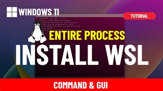 Windows 11 10 Install WSL – The right way avoiding errors Command amp GUI [upl. by Casabonne]